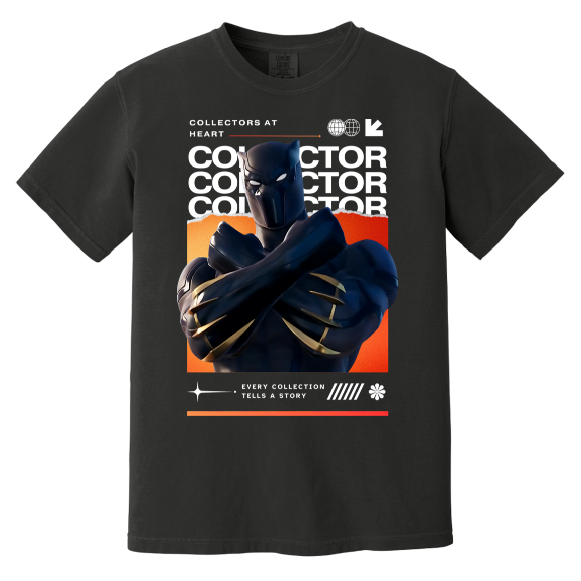 Black Panther Collector Tee & Crewneck