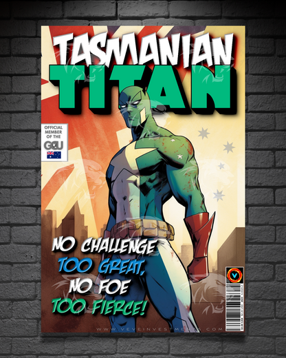 Australia's Tasmanian Titan With Sidekick and Villain