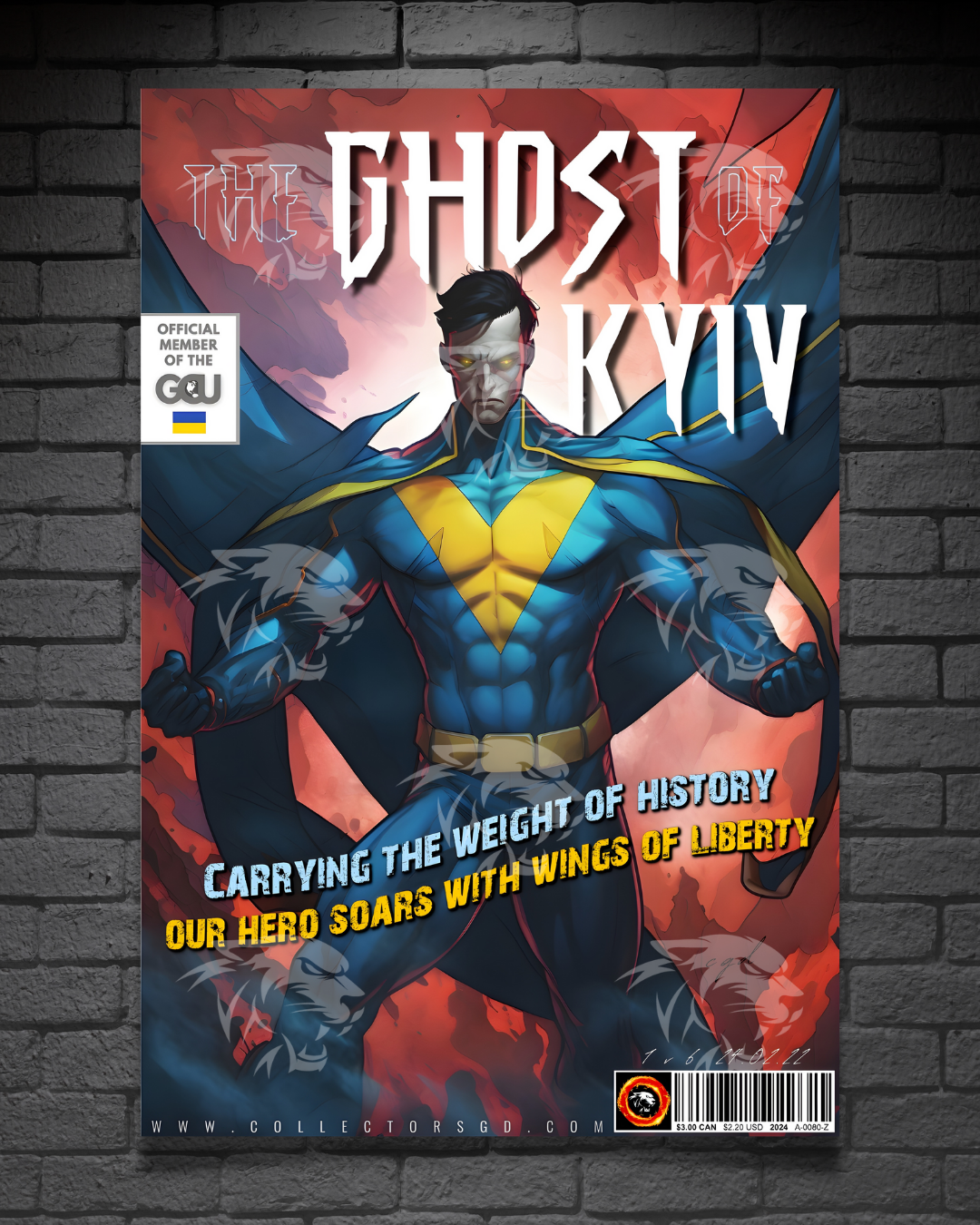 Ukraine's Ghost of Kyiv With Sidekick and Villain