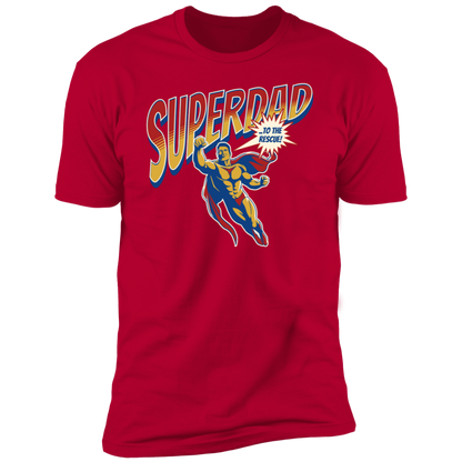 Superdad to the Rescue Premium T-shirt Options