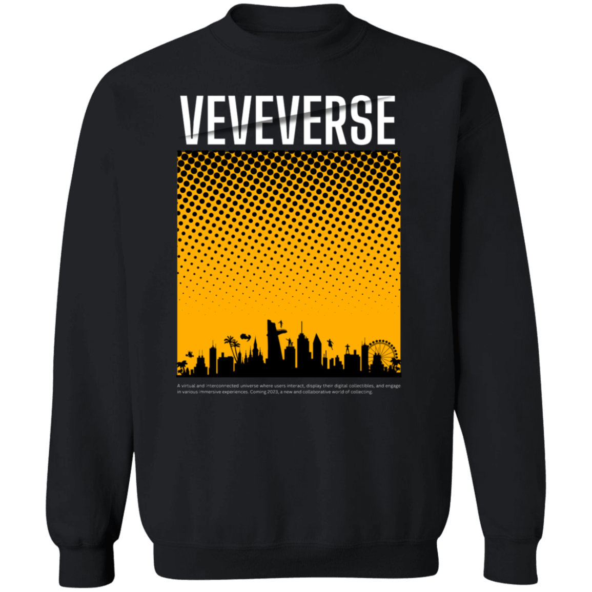 VeVeVerse Crewneck Pullover Sweatshirt With 4 Colour Variations