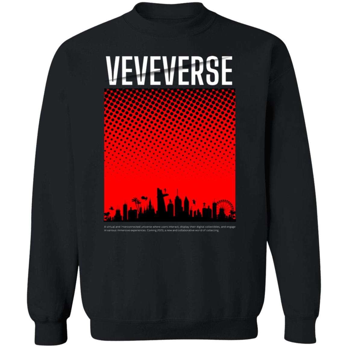 VeVeVerse Crewneck Pullover Sweatshirt With 4 Colour Variations