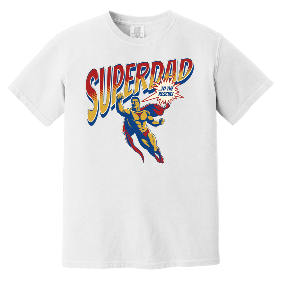 Superdad to the Rescue Premium T-shirt Options