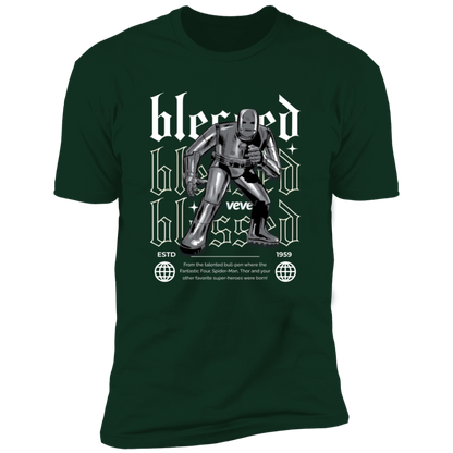 Blessed Iron Man Premium Short Sleeve Blessed T-Shirt