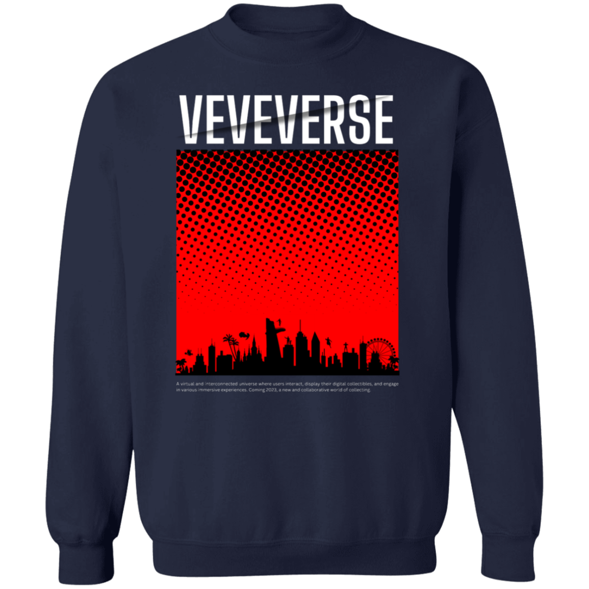 VeVeVerse Crewneck Pullover Sweatshirt With 4 Colour Variations