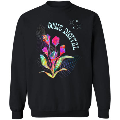 Floral Gone Digital Premium Hoodie & Heavyweight T-shirt Options