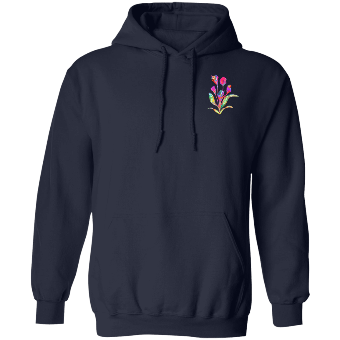 Floral Gone Digital Premium Hoodie & Heavyweight T-shirt Options