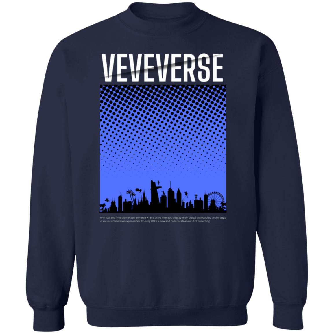 VeVeVerse Crewneck Pullover Sweatshirt With 4 Colour Variations