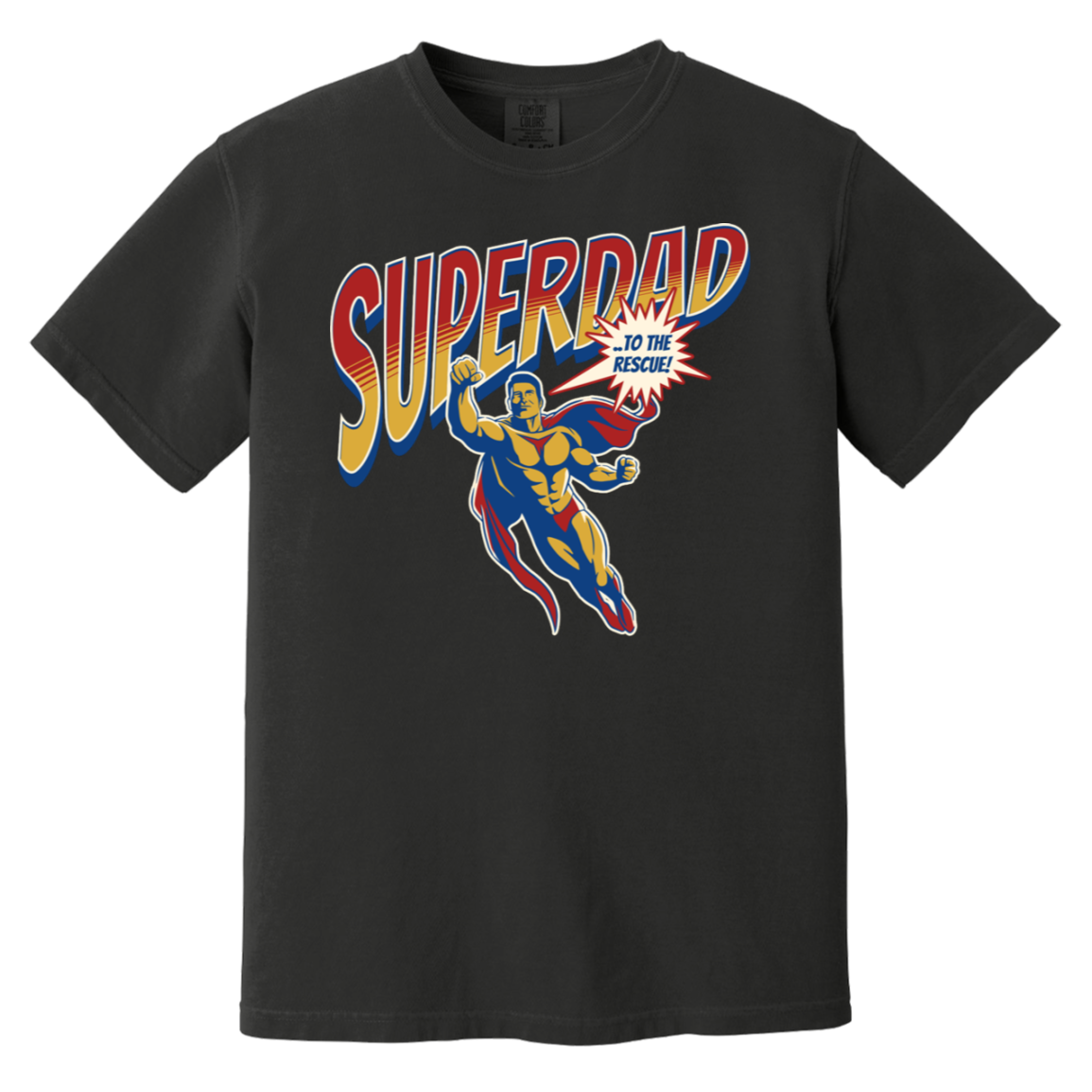 Superdad to the Rescue Premium T-shirt Options