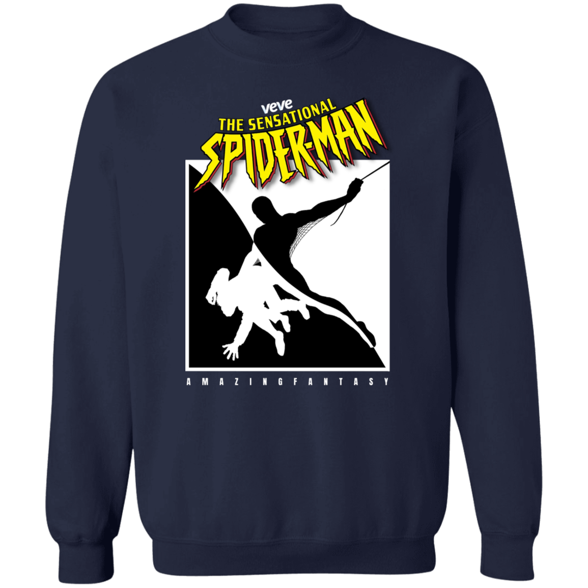 Spider-Man Black & White Premium Sweater & T-shirt Options