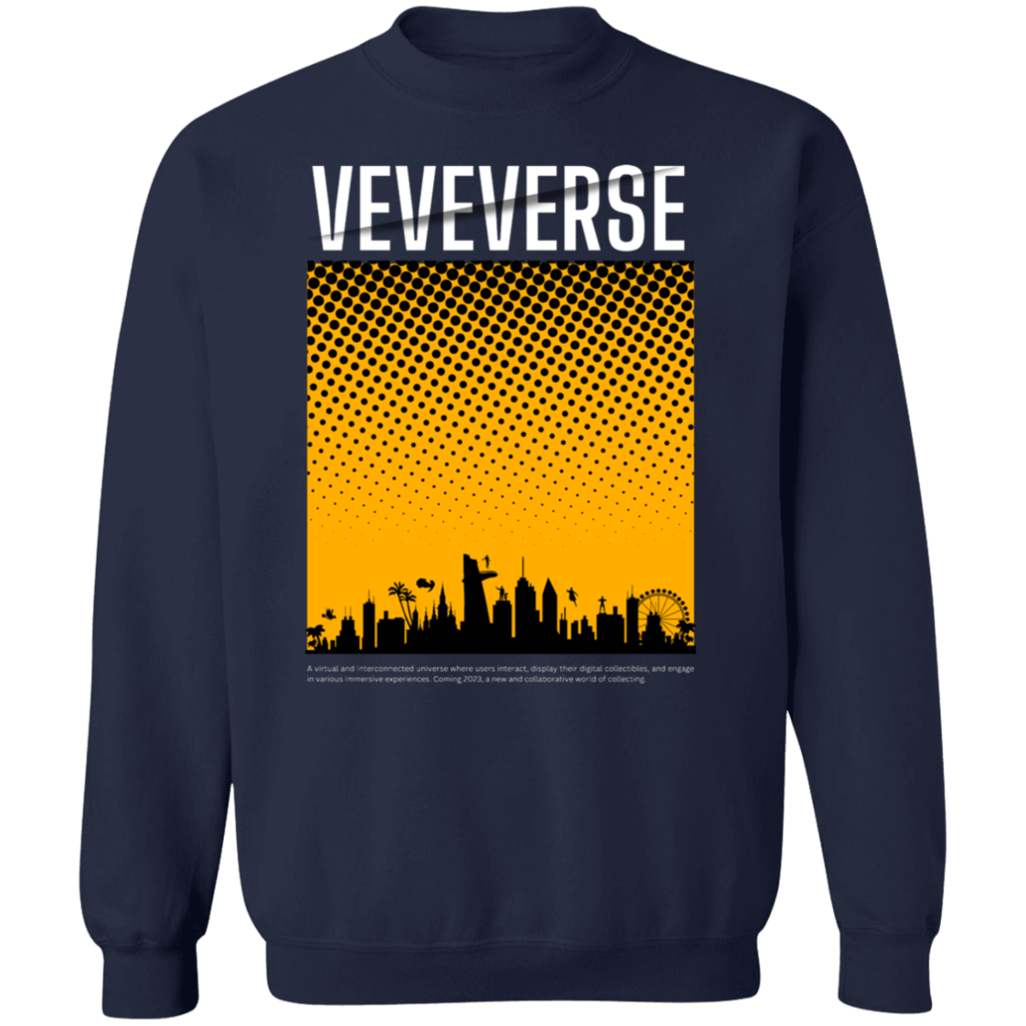 VeVeVerse Crewneck Pullover Sweatshirt With 4 Colour Variations