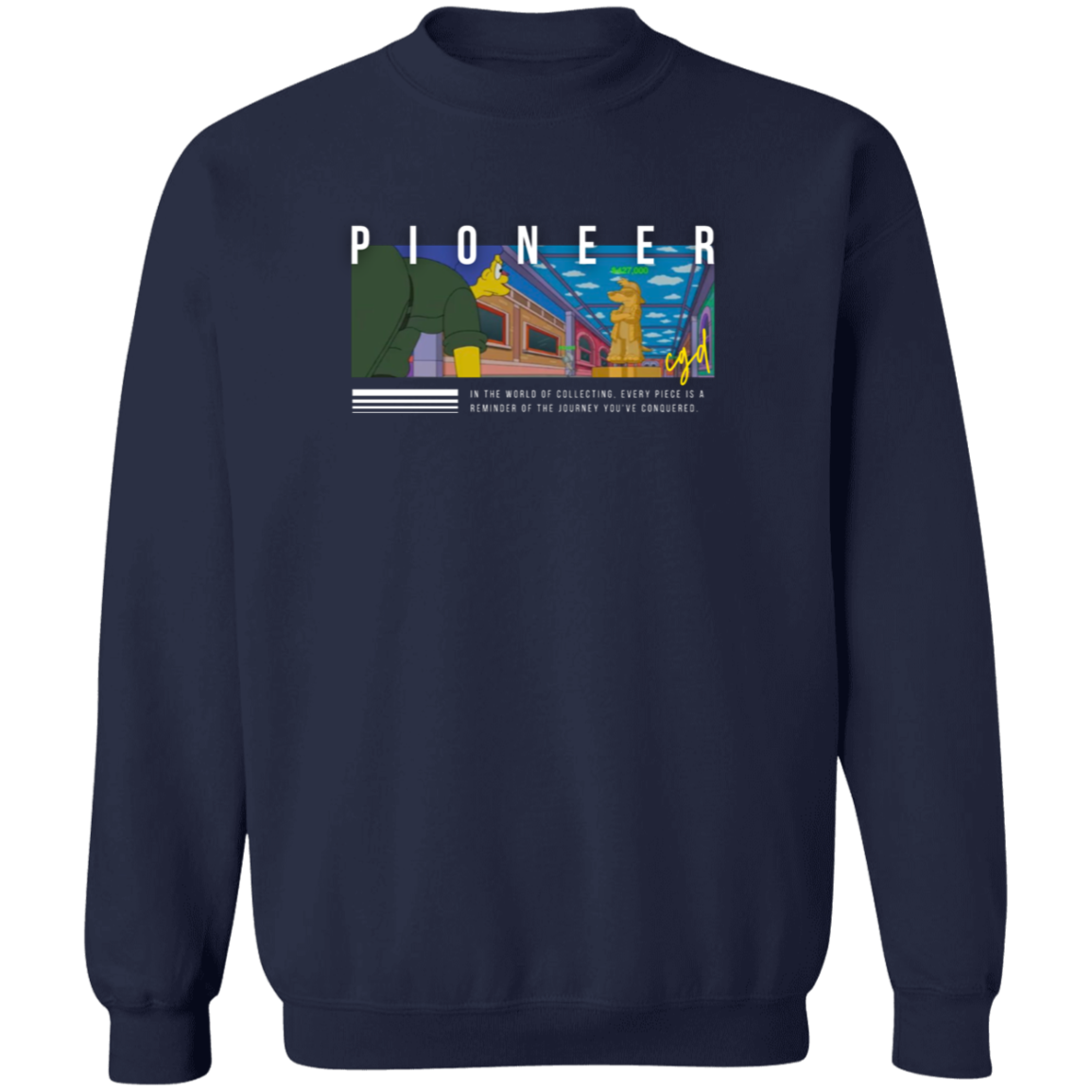 Simpsons Collector Pioneer Sweater & T-shirt Options