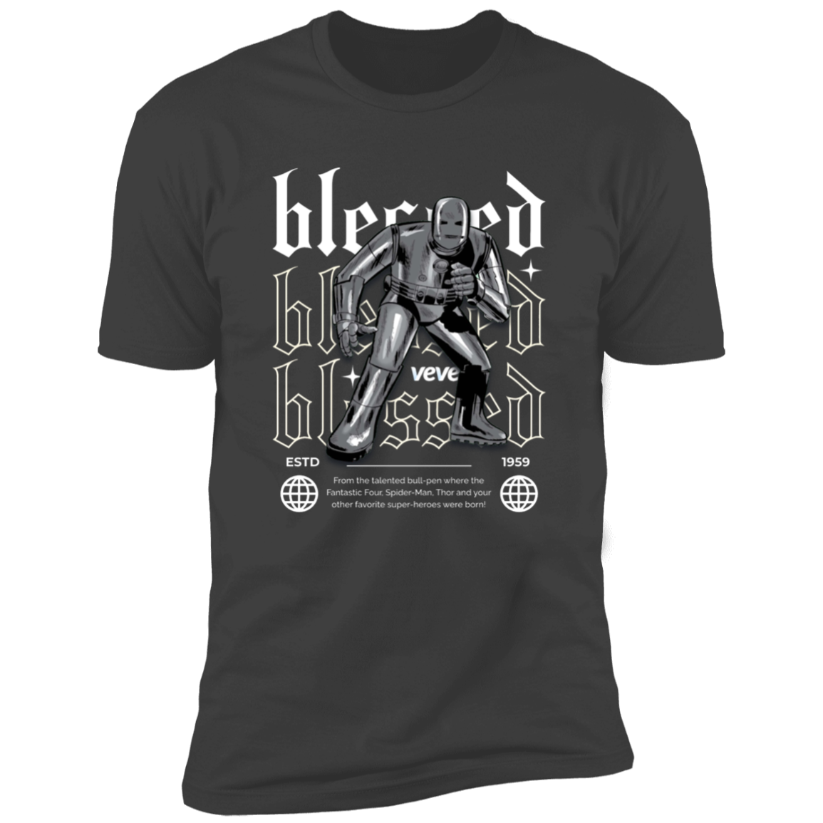 Blessed Iron Man Premium Short Sleeve Blessed T-Shirt