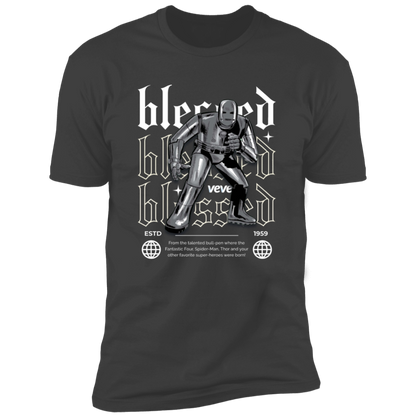 Blessed Iron Man Premium Short Sleeve Blessed T-Shirt