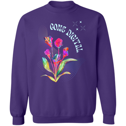 Floral Gone Digital Premium Hoodie & Heavyweight T-shirt Options