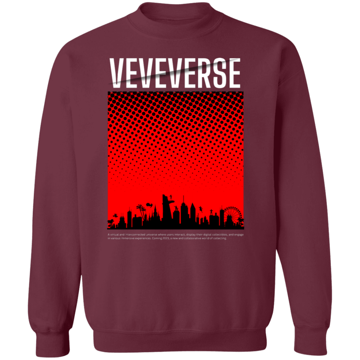 VeVeVerse Crewneck Pullover Sweatshirt With 4 Colour Variations