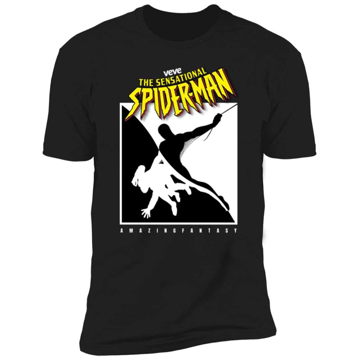 Spider-Man Black & White Premium Sweater & T-shirt Options