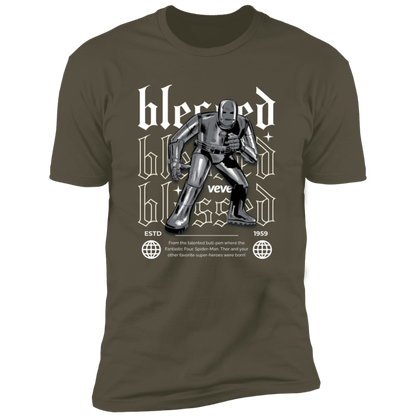 Blessed Iron Man Premium Short Sleeve Blessed T-Shirt