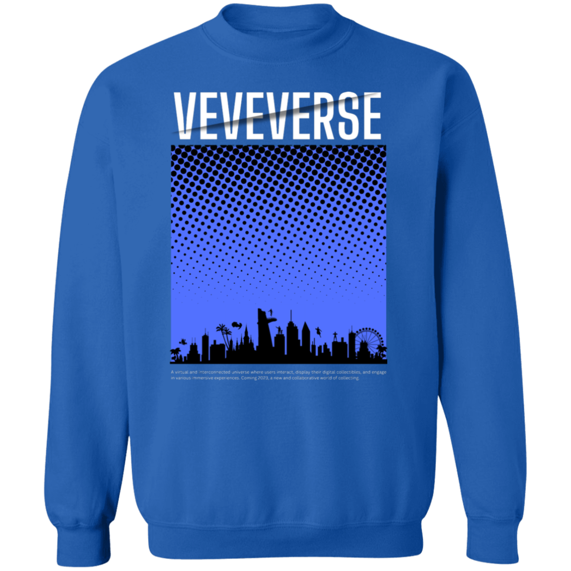 VeVeVerse Crewneck Pullover Sweatshirt With 4 Colour Variations