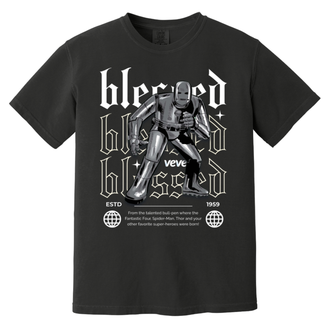 Blessed Iron Man Premium Short Sleeve Blessed T-Shirt