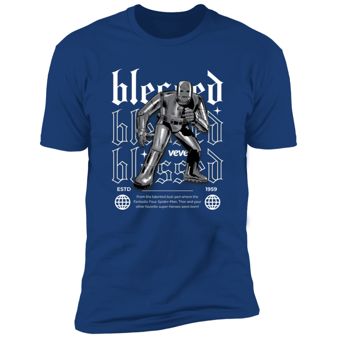 Blessed Iron Man Premium Short Sleeve Blessed T-Shirt