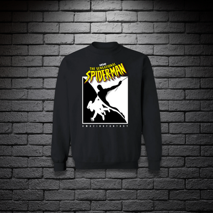 Spider-Man Black & White Premium Sweater & T-shirt Options